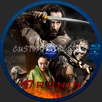 47 Ronin blu-ray label