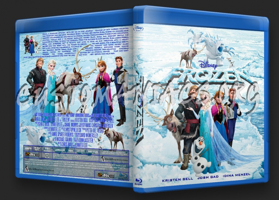 Frozen (2D + 3D) (2013) blu-ray cover
