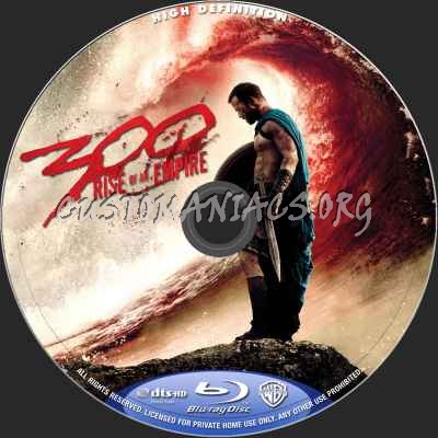 300 - Rise Of An Empire (2D+3D) blu-ray label