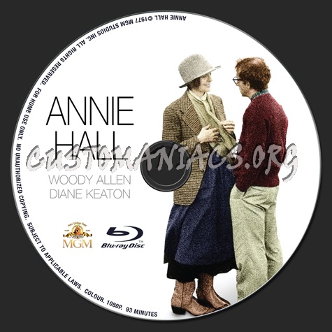 Annie Hall blu-ray label