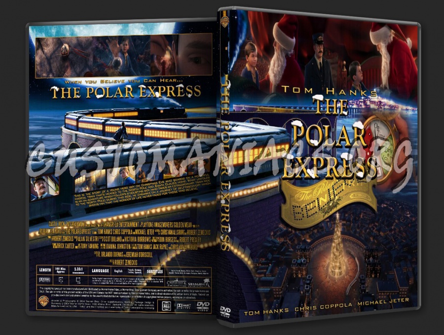 The Polar Express (2004) dvd cover