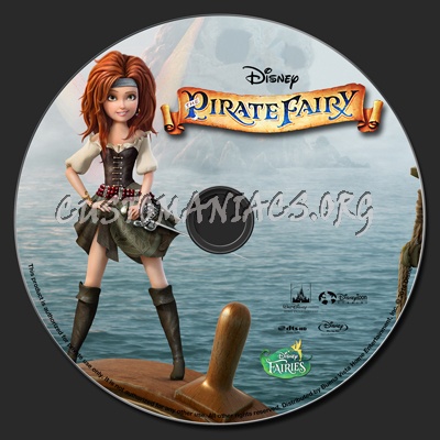 The Pirate Fairy blu-ray label