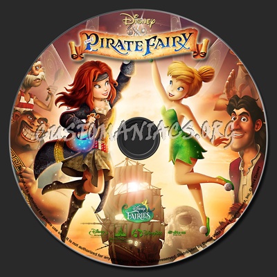 The Pirate Fairy blu-ray label