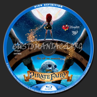 The Pirate Fairy blu-ray label