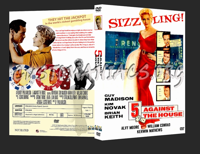 5 Against the House 1955 dvd cover