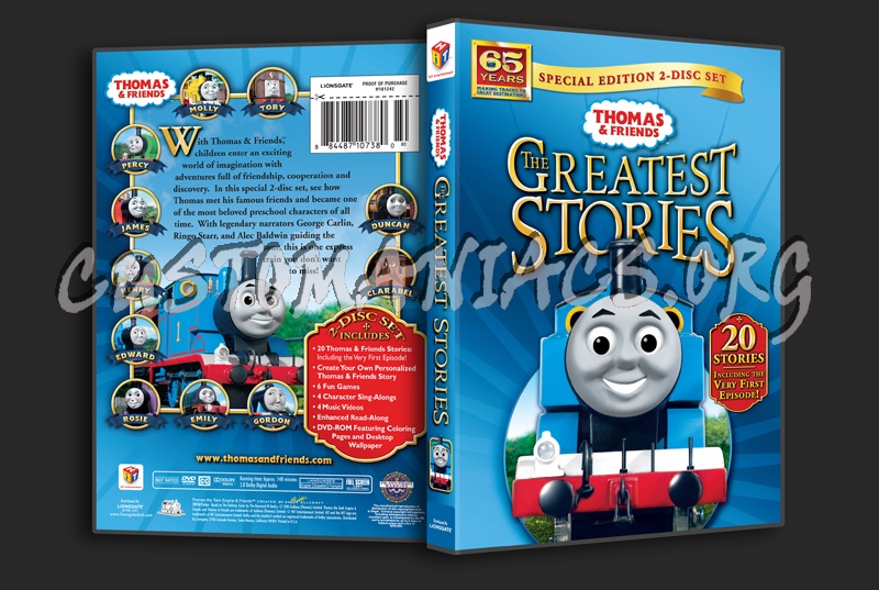 Thomas & Friends: The Greatest Stories dvd cover