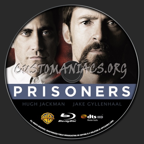 Prisoners blu-ray label