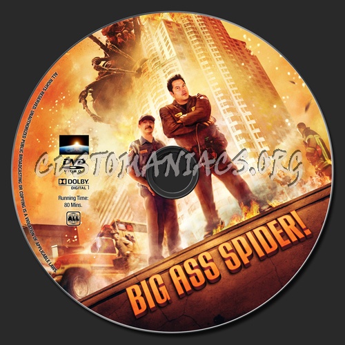 Big Ass Spider dvd label