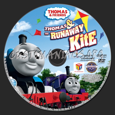 Thomas & Friends: Thomas & the Runaway Kite dvd label