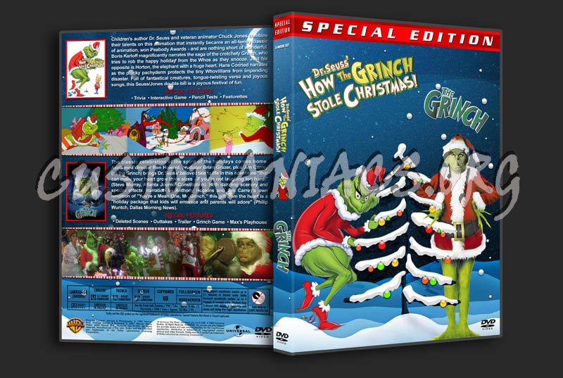 How the Grinch Stole Christmas / The Grinch Double Feature dvd cover