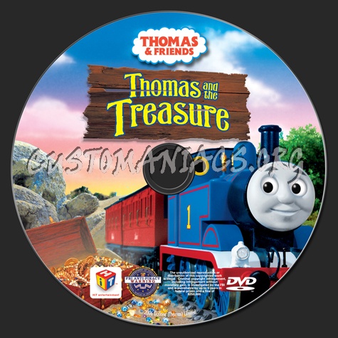 Thomas & Friends: Thomas and the Treasure dvd label