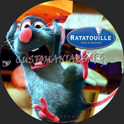 Ratatouille dvd label