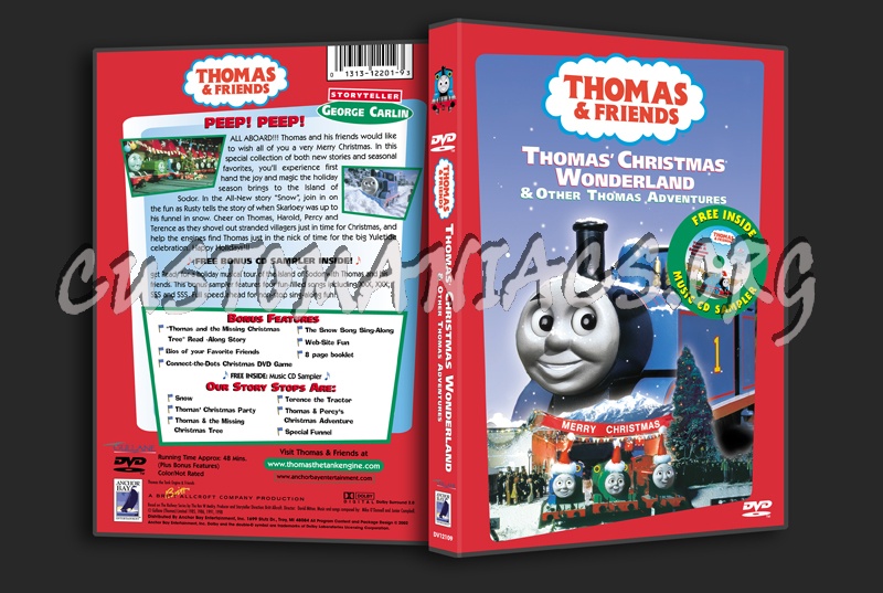 Thomas & Friends: Thomas' Christmas Wonderland dvd cover