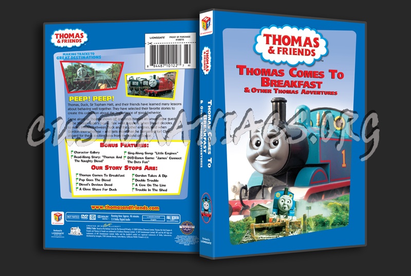 Thomas & Friends: Thomas Comes to Breakfast dvd cover