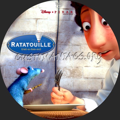 Ratatouille dvd label