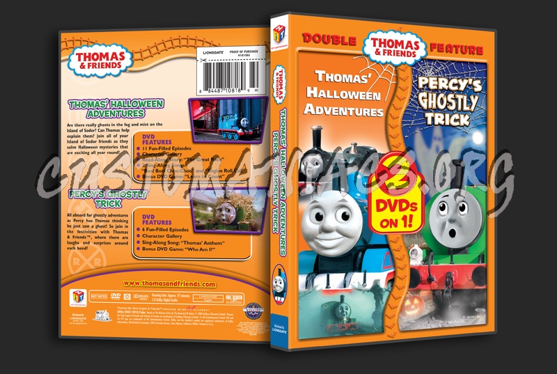 Thomas & Friends: Thomas' Halloween Adventures / Percy's Ghostly Trick dvd cover