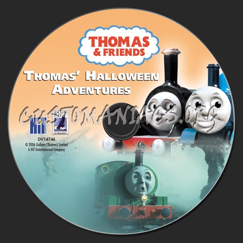 Thomas & Friends: Thomas' Halloween Adventures dvd label
