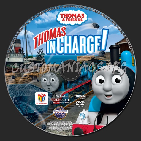 Thomas & Friends: Thomas in Charge! dvd label
