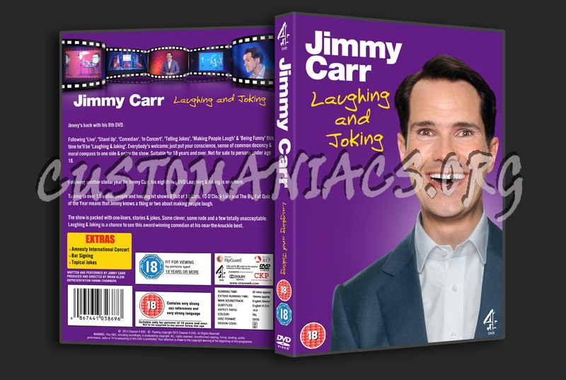Jimmy Carr Live: Laughing and Joking dvd cover
