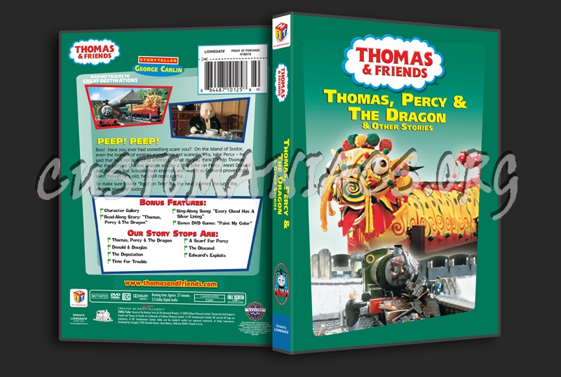 Thomas & Friends: Thomas, Percy & the Dragon dvd cover