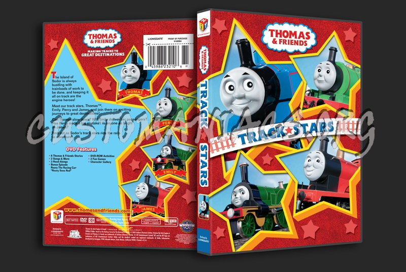 Thomas & Friends: Track Stars dvd cover