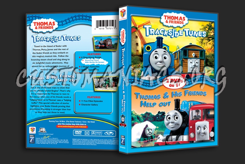 Thomas & Friends: Trackside Tunes / Thomas & His Friends Help Out dvd cover
