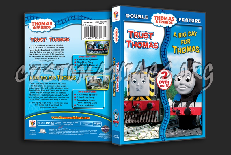 Thomas & Friends: Trust Thomas / A Big Day for Thomas dvd cover
