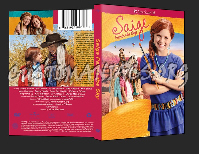 American Girl, Saige Paints the Sky dvd cover