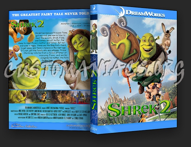 Shrek 2 - Animation Collection dvd cover