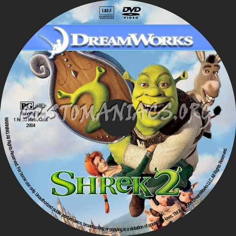 Shrek 2 - Animation Collection dvd cover