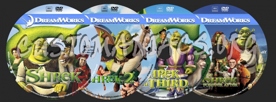 Shrek the Third - Animation Collection dvd cover