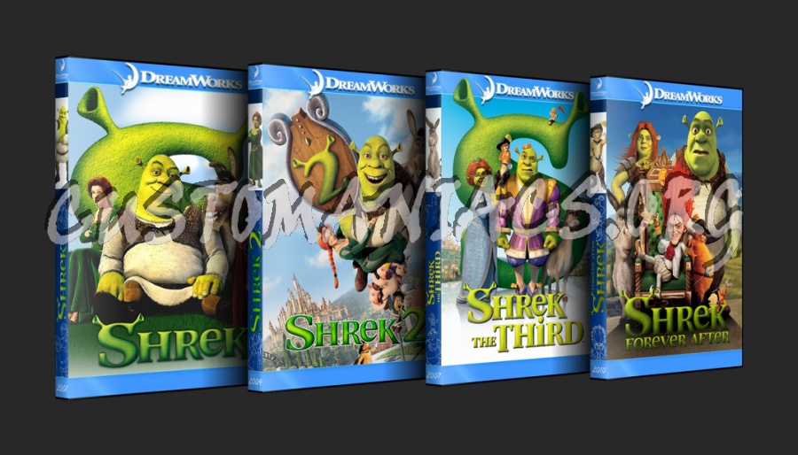 Shrek collection - Animation collection dvd label
