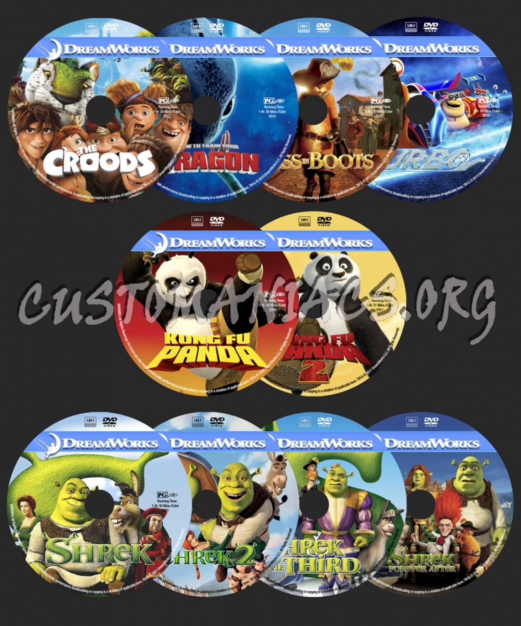 Dreamwoeks Animation SKG. dvd cover