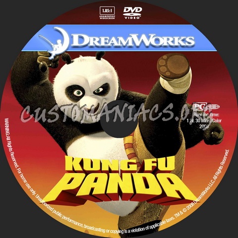 Kung Fu Panda - Animation Collection dvd label