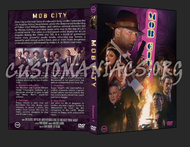 Mob City - Season 1 dvd cover