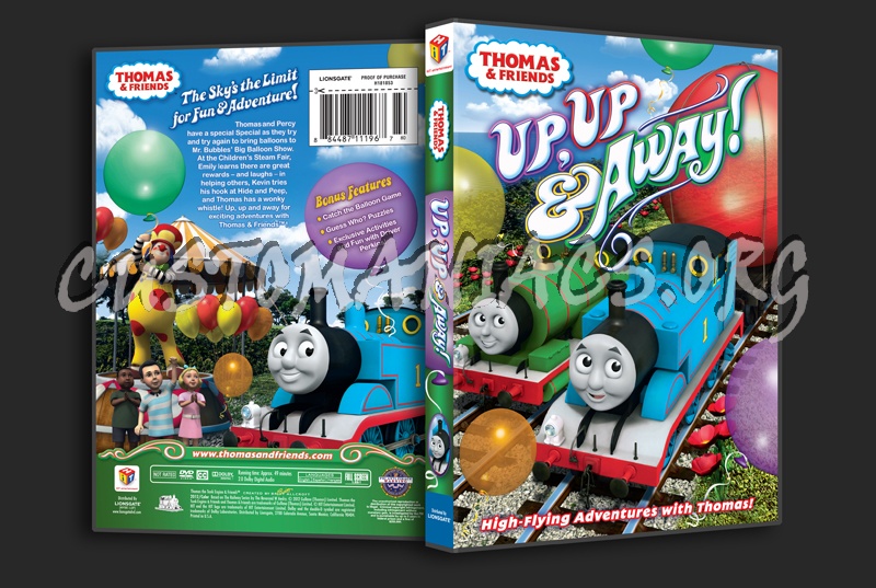 Thomas & Friends: Up, Up & Away! dvd cover