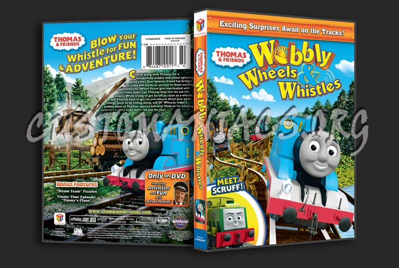 Thomas & Friends: Wobbly Wheels & Whistles dvd cover