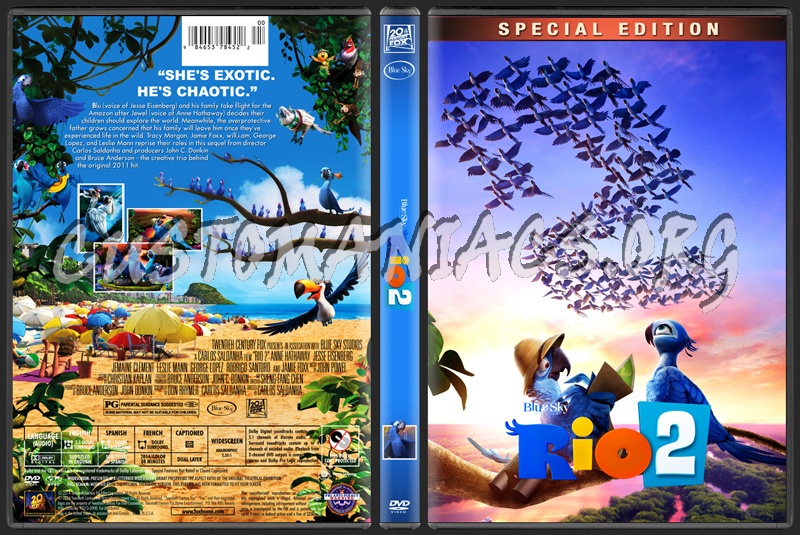 Rio 2 dvd cover