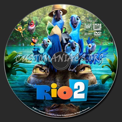 Rio 2 dvd label