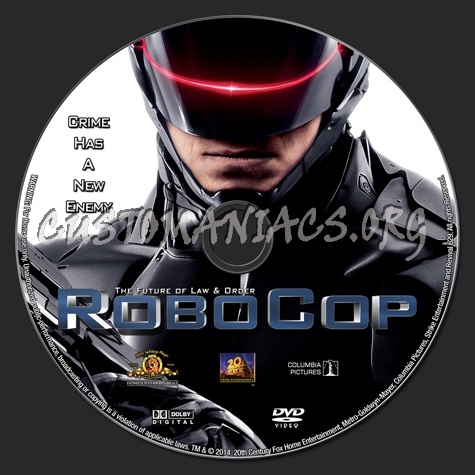 RoboCop (2014) dvd label