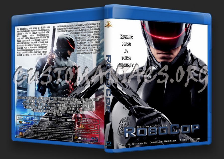 RoboCop (2014) blu-ray cover