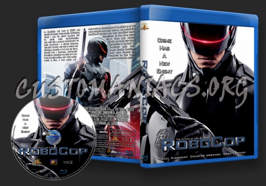 RoboCop (2014) blu-ray cover