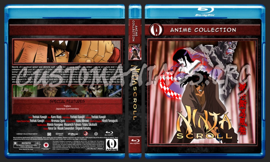 Anime Collection Ninja Scroll blu-ray cover