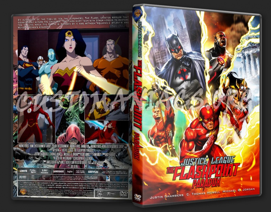 Justice League: The Flashpoint Paradox dvd cover