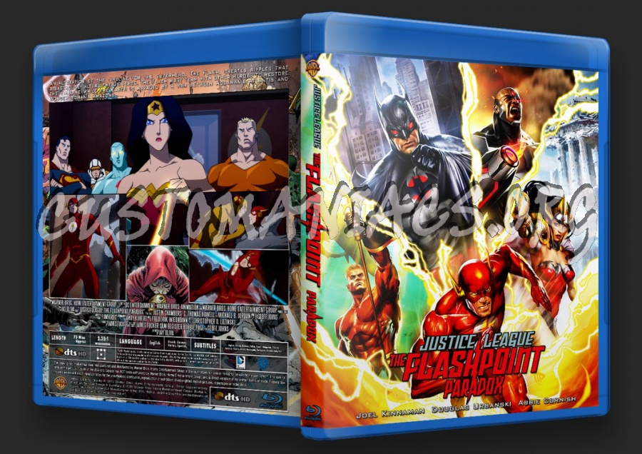 Justice League: The Flashpoint Paradox (2013) blu-ray cover