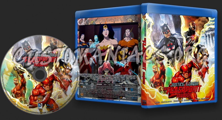 Justice League: The Flashpoint Paradox (2013) blu-ray cover