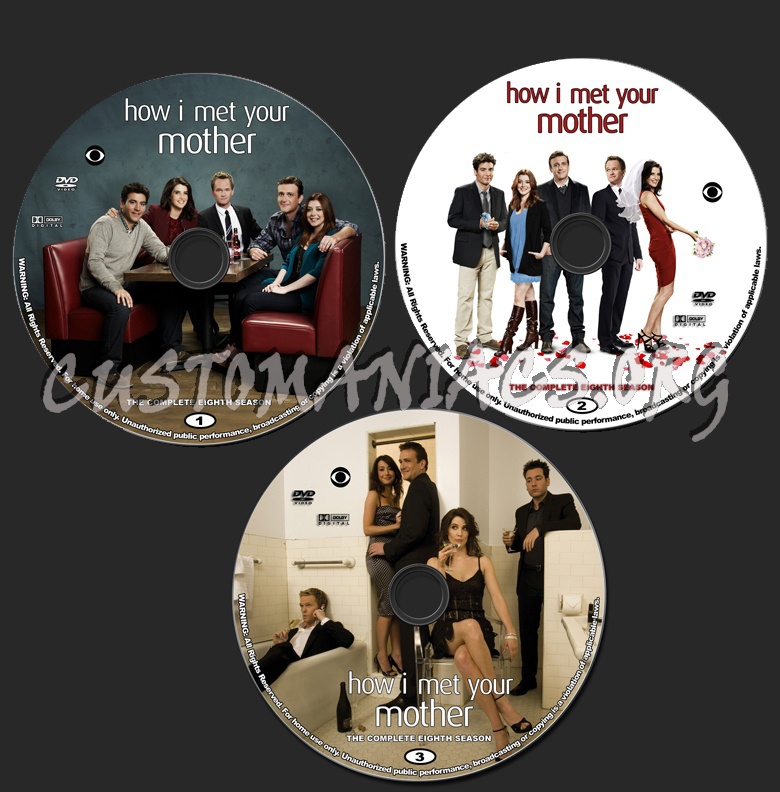 How I Met Your Mother - Season 8 (HIMYM) dvd label