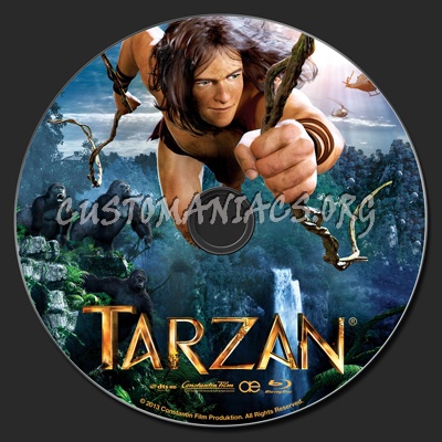 Tarzan (2013) blu-ray label