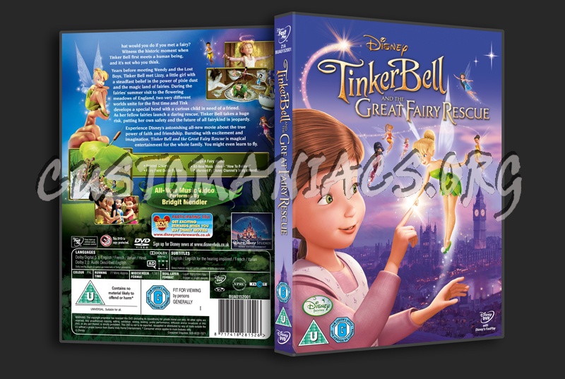 Tinker Bell and the Great Fairy Rescue dvd cover