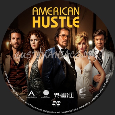 American Hustle dvd label